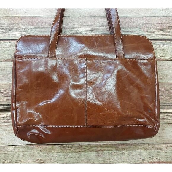 Giani Bernini Large Purse Tote Laptop Shoulder Bag Purse In Glazed Vegan Leather - Picture 5 of 9